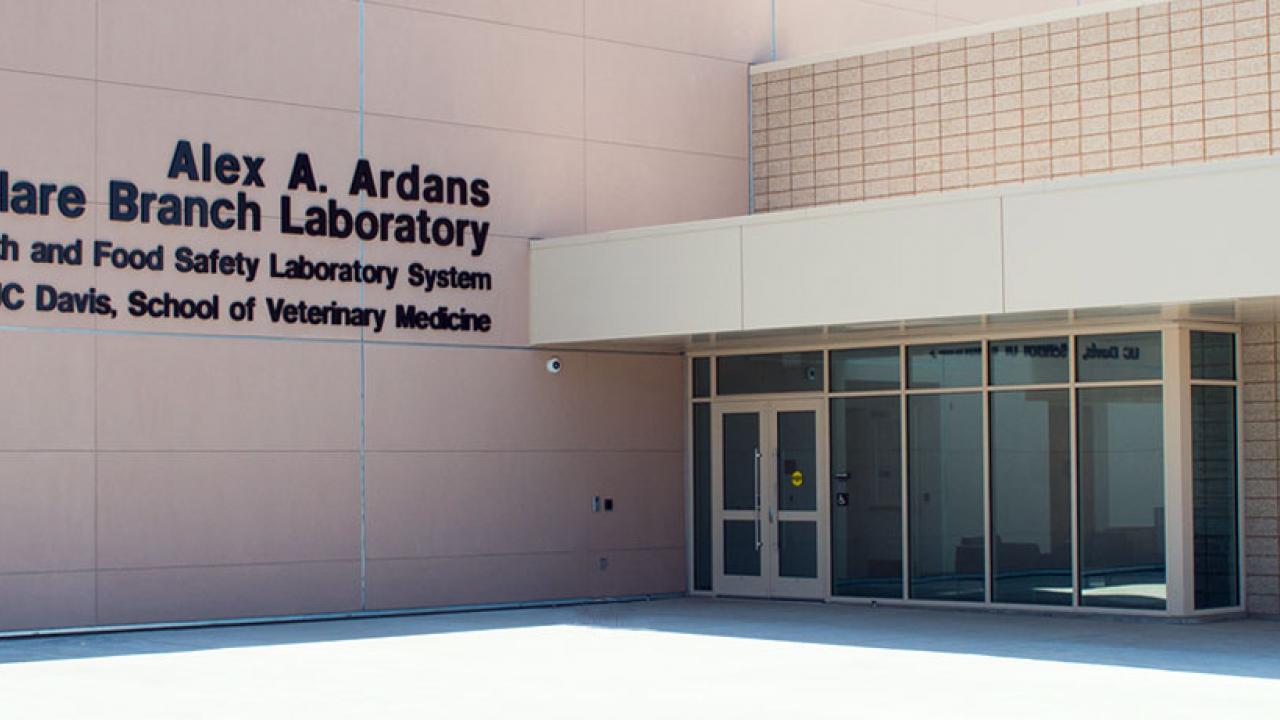 California Animal Health & Food Safety Lab System - Tulare Lab